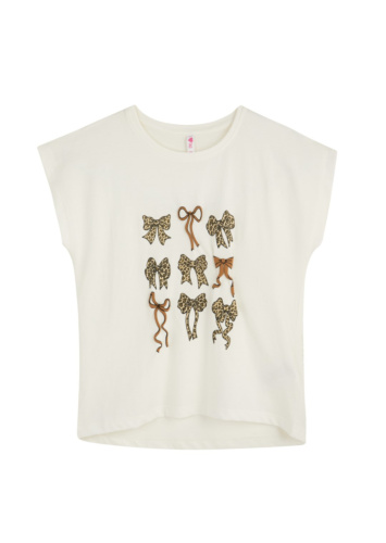 טי שירט עטלף עם דפוס