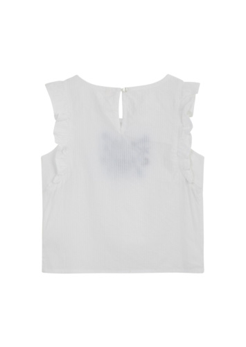 חולצת כותנה עם רקמה