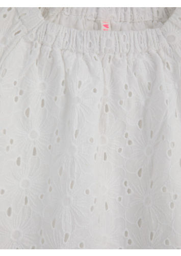 חולצת כותנה רקומה