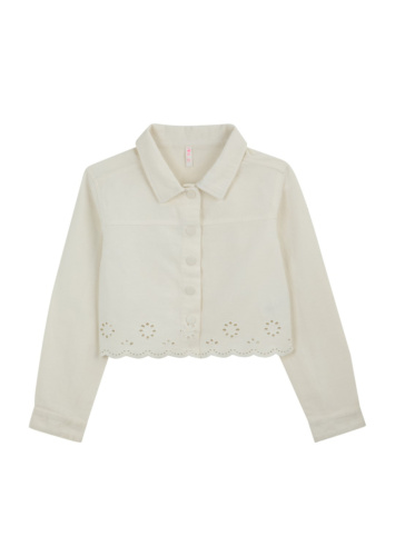 ג'קט שמנת רקום