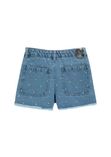 ג'ינס קצר עם רקמה