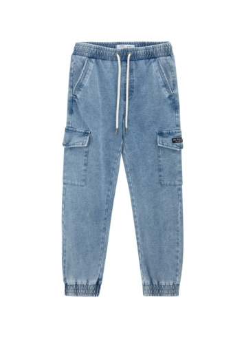 מכנסי ג'ינס סריג קל