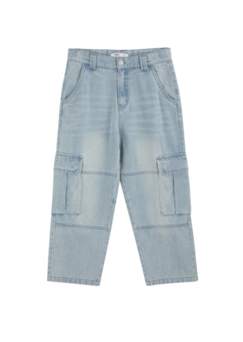 מכנסי קרגו ג'ינס