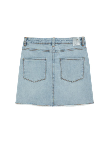 חצאית ג'ינס שטופה