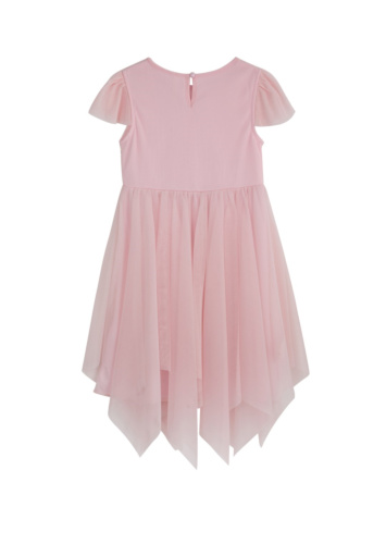 שמלה עם טול ופאייטים