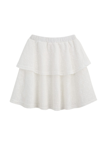 חצאית קומות בד טקסטורה