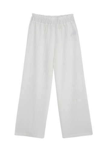 מכנס ארוך בד טקסטורה