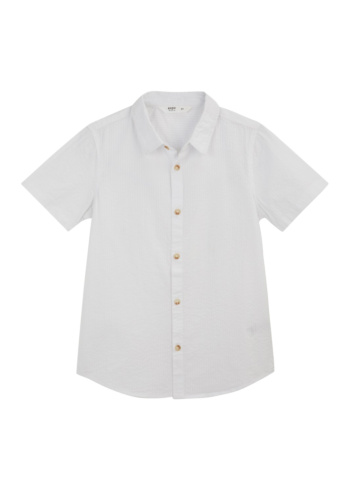 חולצת אריג לבנה