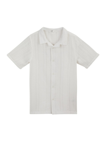 חולצת אריג טקסטורה פסים