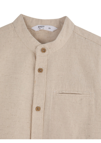 חולצת אריג פשתן