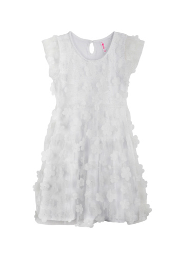 שמלת טול פרחים