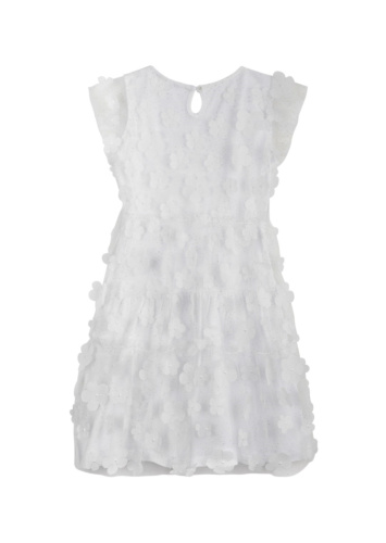 שמלת טול פרחים