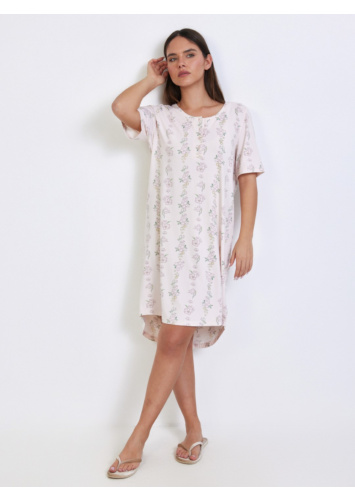 כותנת כפתרה ס.סופט פרחים