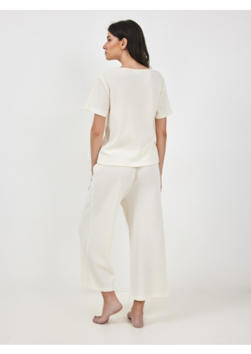 סט וופל כפתרה מכנסי 4/3