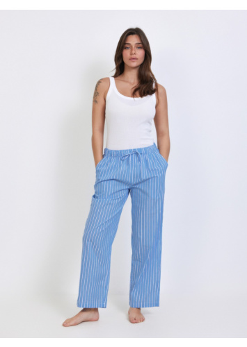 מכנסי אריג פסים