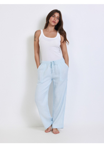 מכנסי טטרה ארוכים תכלת