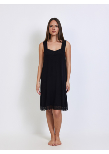 בייבידול ויסקוזהשחור+תחרה