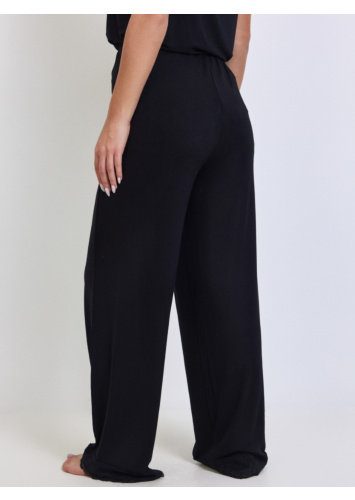 מכנסיים ארוכים+תחרה שחור