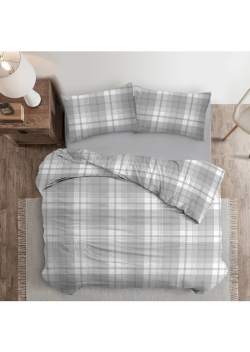 סט מצעים יחיד 200*90 פלנל %100 כותנה