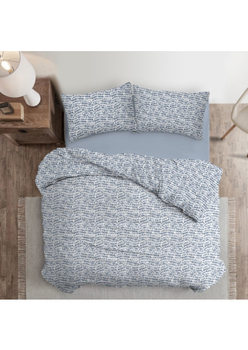 סט מיטה וחצי 200*120  100% פלנל כותנה