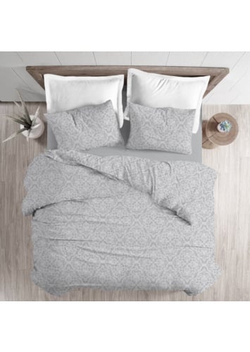 סט מיטה וחצי מיקרו מודפס