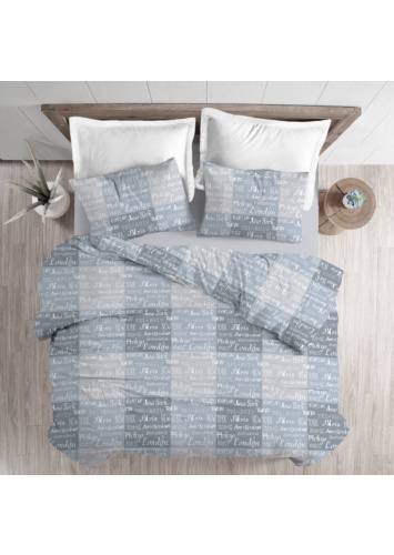 סט זוגי רחב מיקרו מודפס