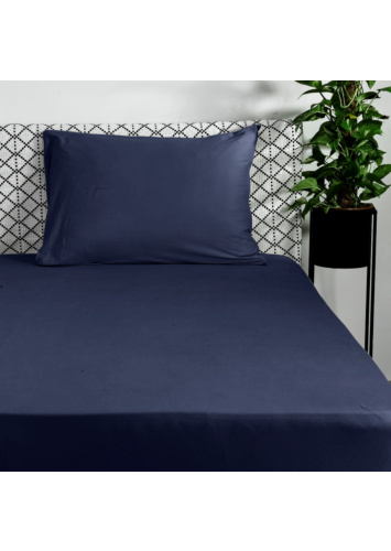 סט מצעים חלקי יחיד 100% כותנה ג'רסי 90/200