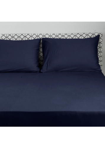 סט מצעים חלקי זוגי רחב 100% כותנה ג'רסי 180/200