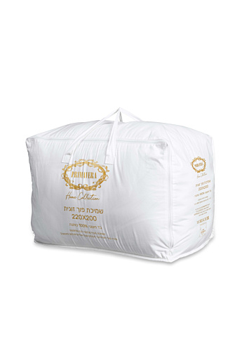שמיכת פוך זוגית אנטי אלרגנית-בד 100% כותנה  220/200 MAJESTY