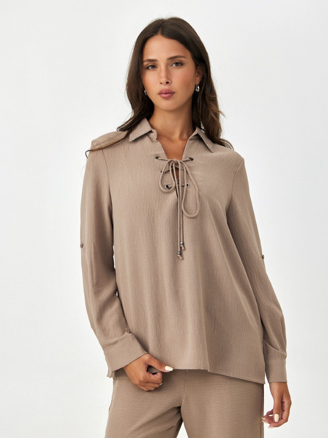 חולצת קרפ סברינה