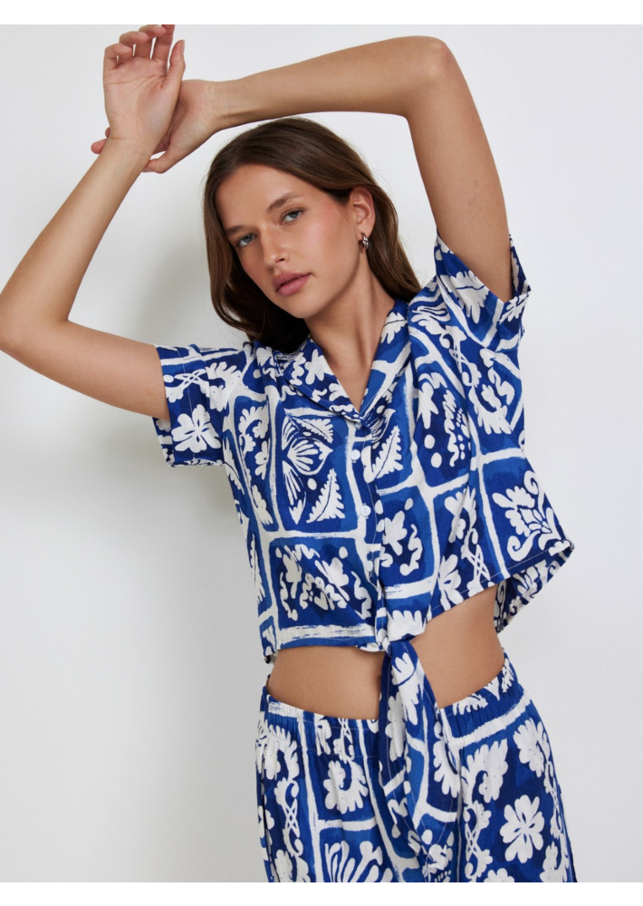 חולצת קשירה סנטוריני