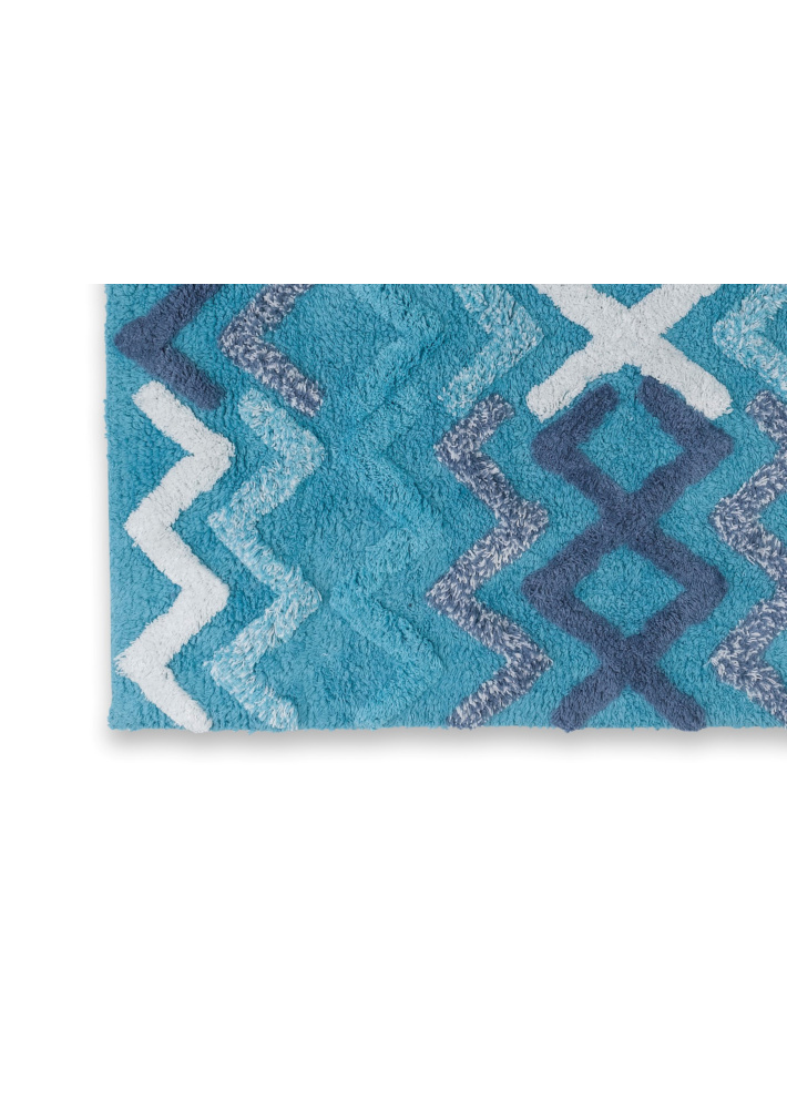 שטיחון אמבטיה מעוצב BLUE 50*80