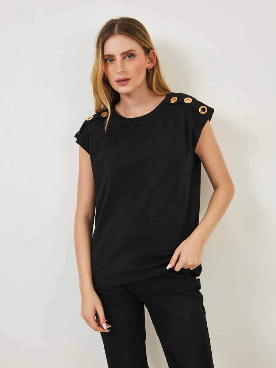 טי קימונו עיניות בכתפיים main product photo