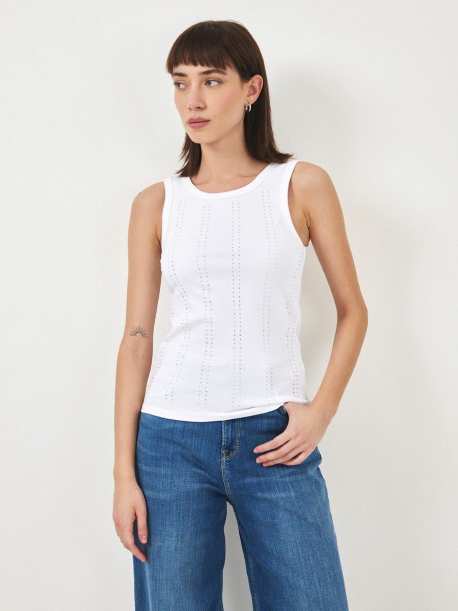 גופיית ריב פסי יהלומים main product photo