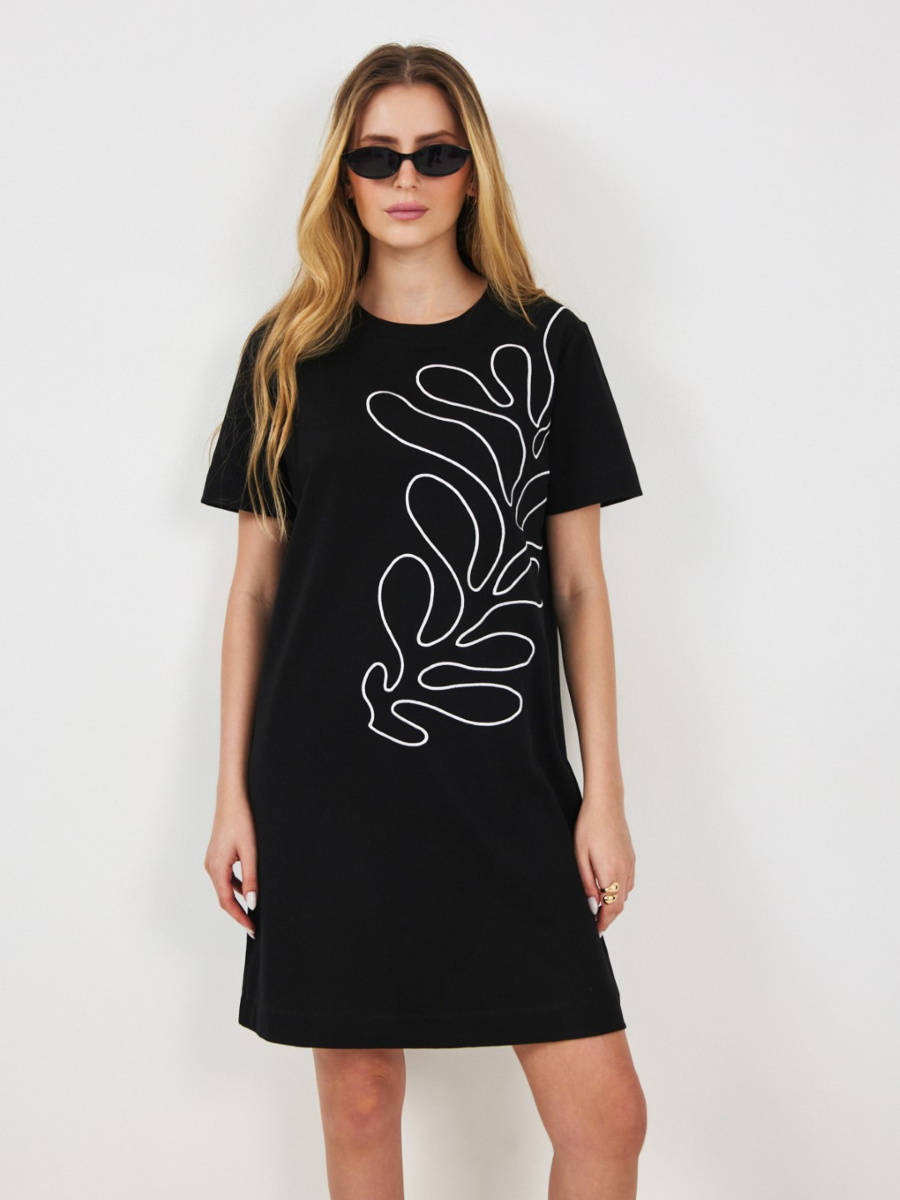 שמלת כותנה רקמה main product photo