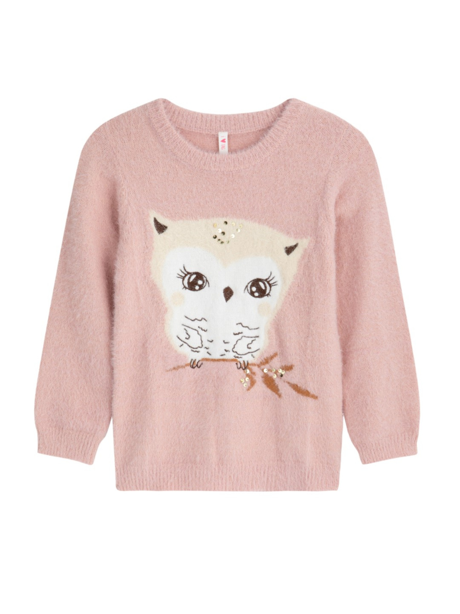 סוודר עם רקמה פאייטים main product photo