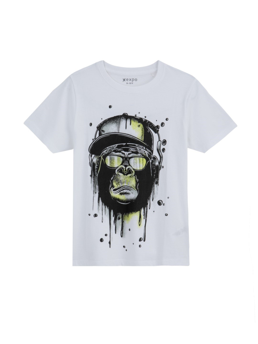 טי בייסיק עם דפוס main product photo