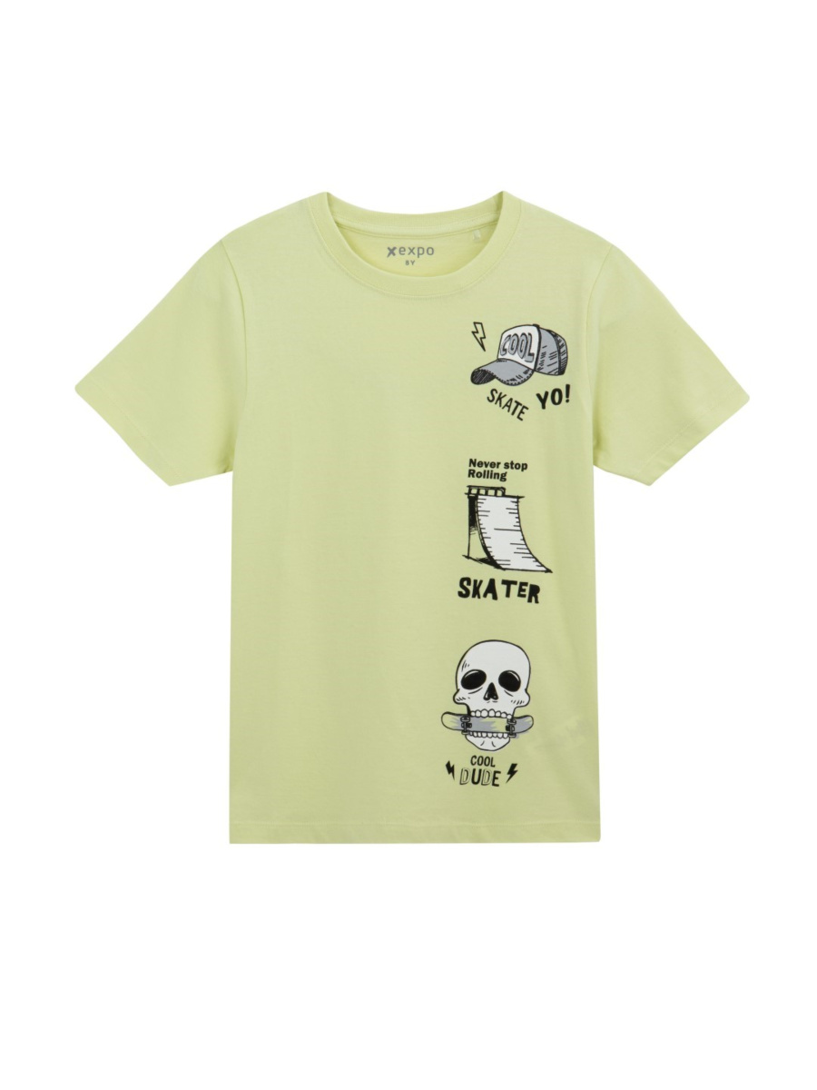 טי בייסיק עם דפוס main product photo