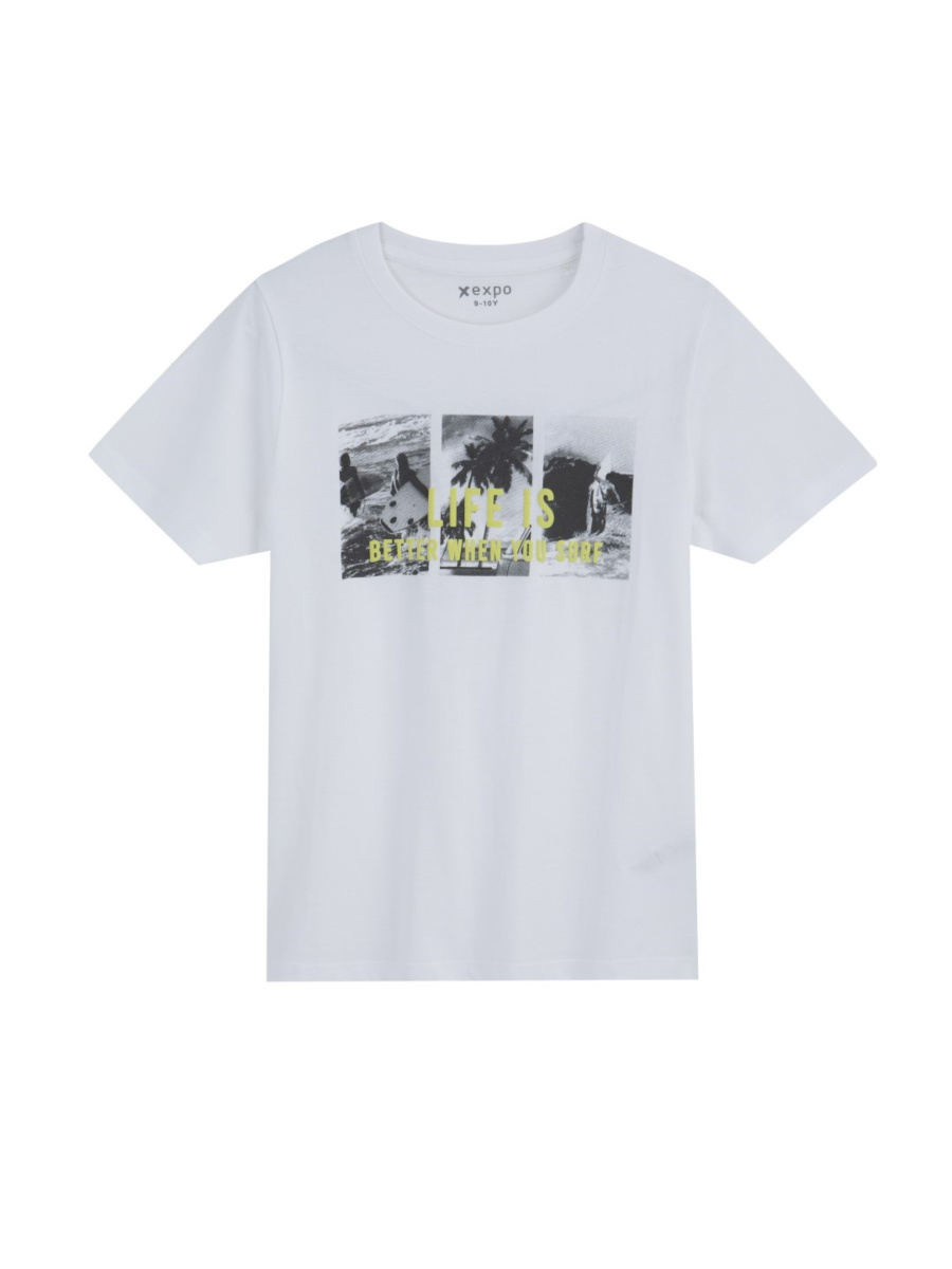 טי בייסיק עם דפוס main product photo