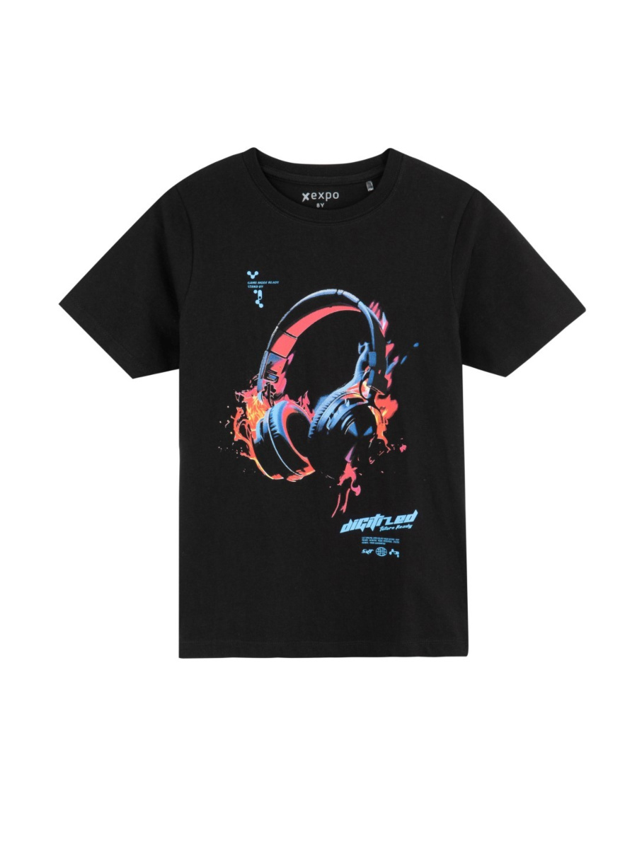 טי בייסיק עם דפוס main product photo