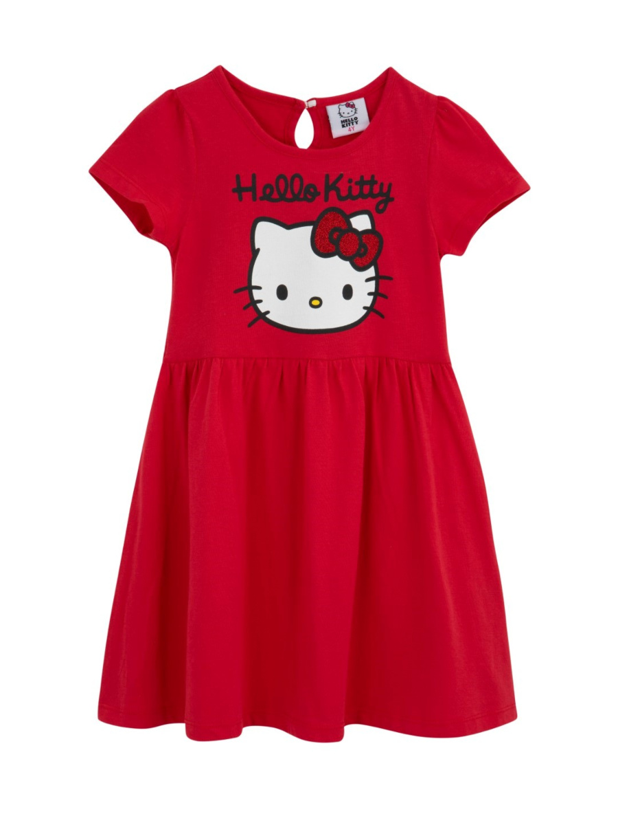 שמלת HELLO KITTY עם דפוס main product photo