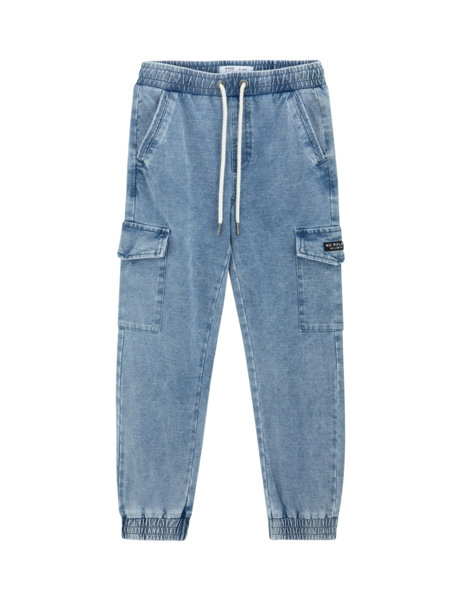 מכנסי ג'ינס סריג קל main product photo