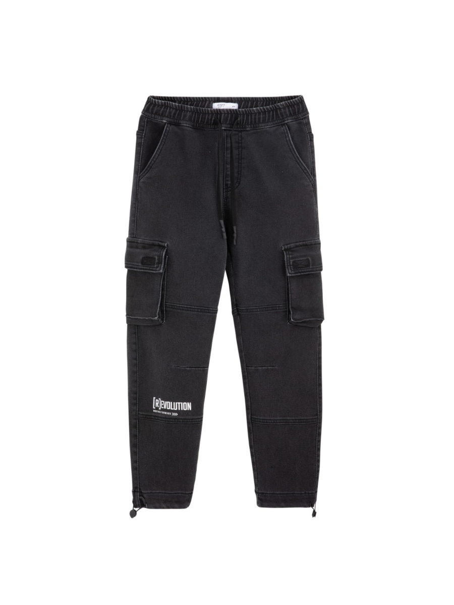 מכנסי קרגו ג'ינס עם דפוס main product photo