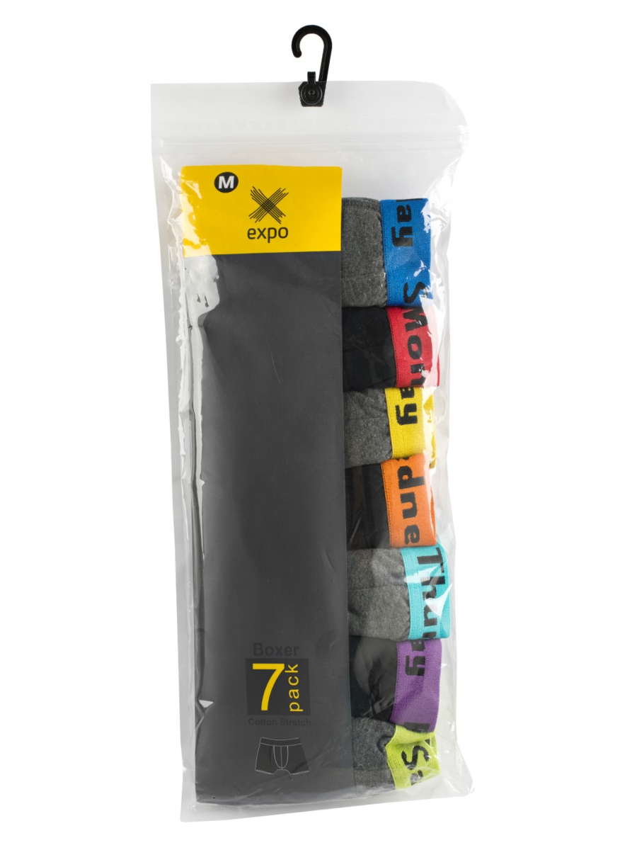 מארז 7 תחתוני בוקסר לגבר ימי השבוע