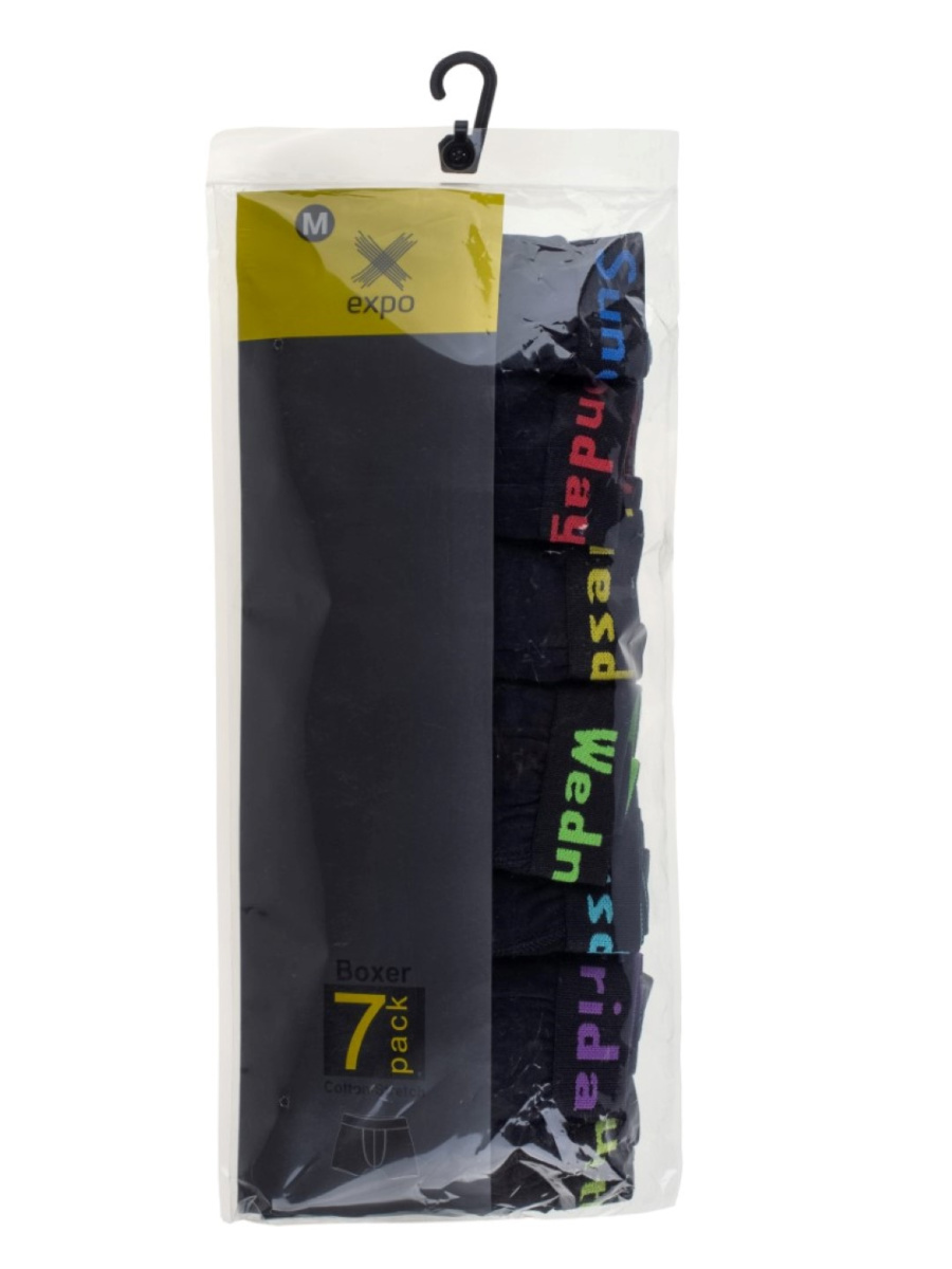 מארז 7 תחתוני בוקסר לגבר ימי השבוע