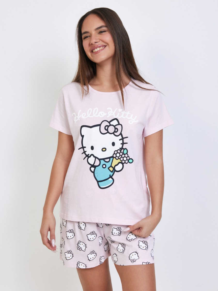 פיג'מה קצרה הלו קיטי main product photo
