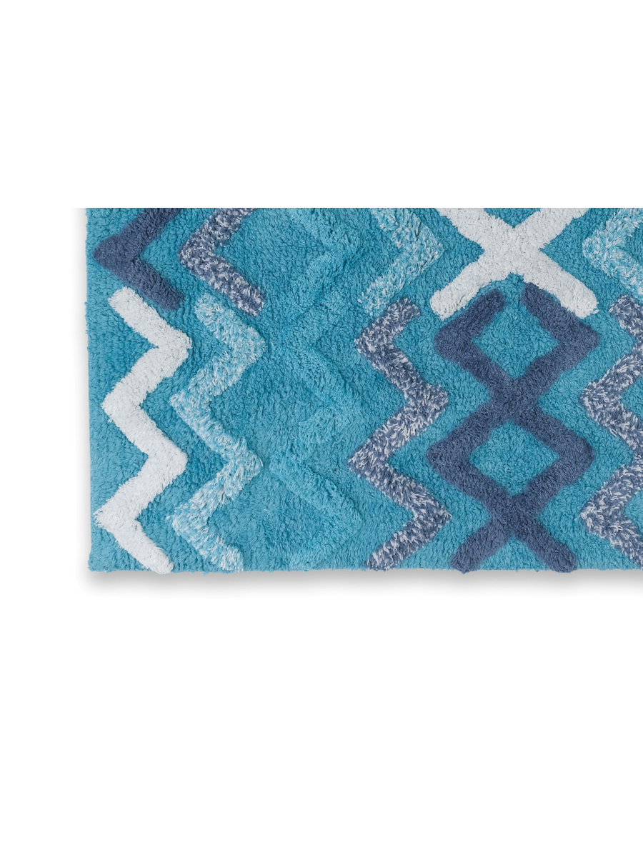 שטיחון אמבטיה מעוצב BLUE 50*80