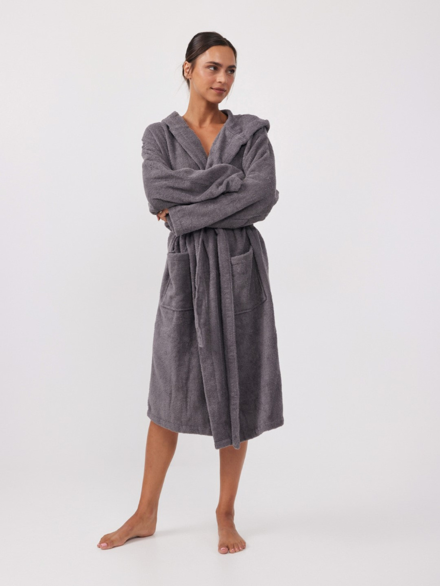 חלוק עם קפוצון %100 כותנה main product photo