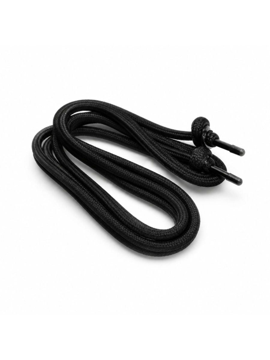 שרוכי נעליים שחורים עבים main product photo