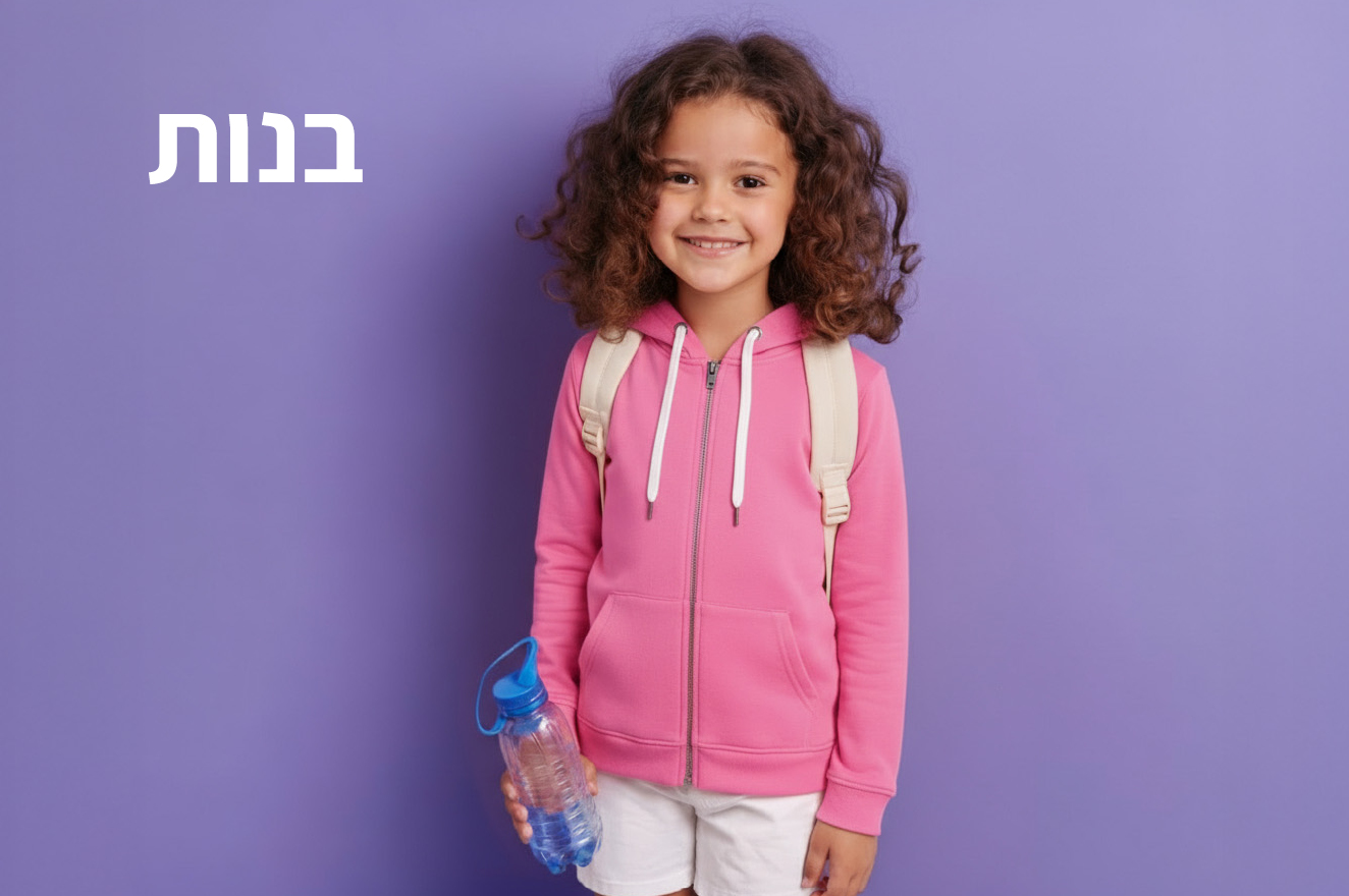 חולצות בית ספר לילדות בנות